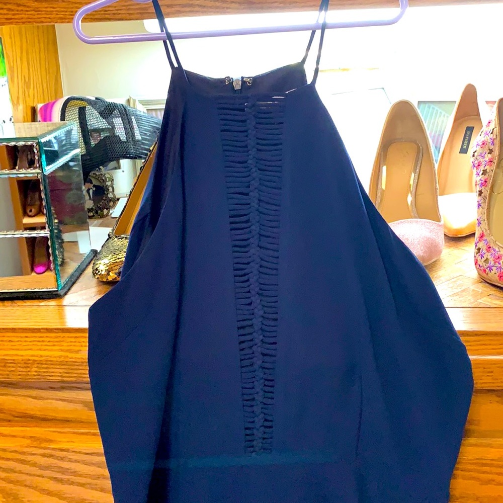 Navy mini dress